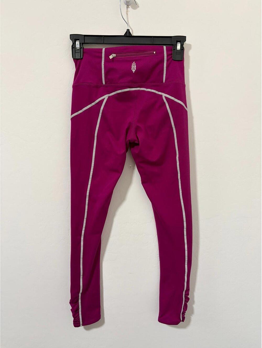 Free People You’re a Peach High Rise Leggings - Berry - Womens XS